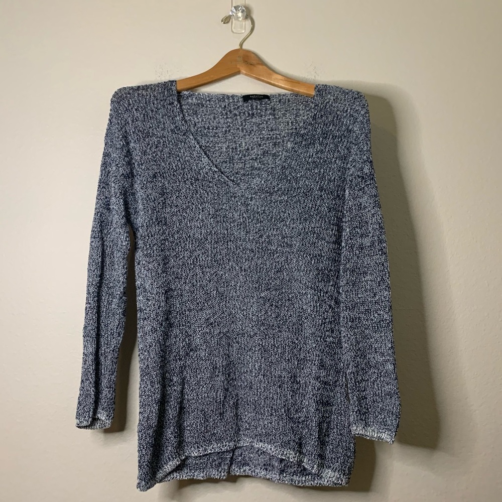 Aritzia Babaton Linen & Silk Knitted Pullover Sweater XS